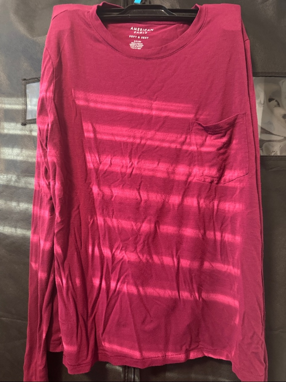 American Eagle Outfitters Berry Long Sleeve Skirt